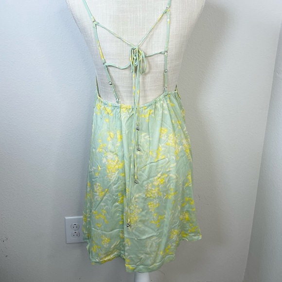 Free People In Control Mini Dress Mint Green - Picture 5 of 14